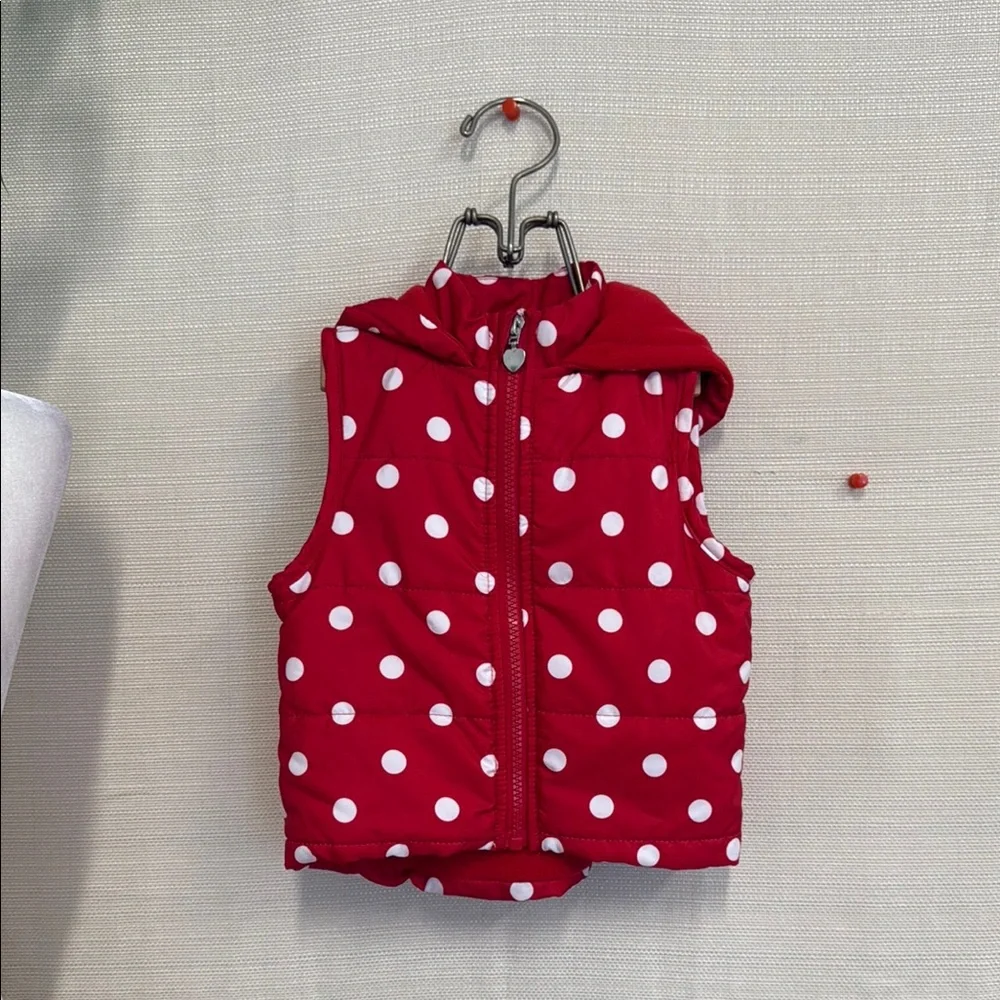 Disney Minnie Red and White Polka Dot Jacket - Picture 1 of 6